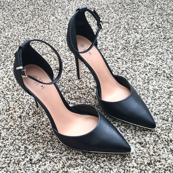 Call It Spring Iconis Black Stiletto Heels Size US 9 - Picture 1 of 6